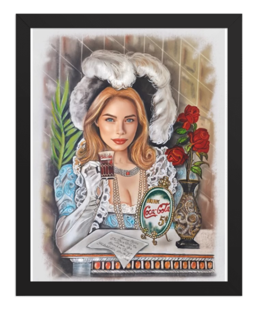 Caucasian Coca-Cola Poster